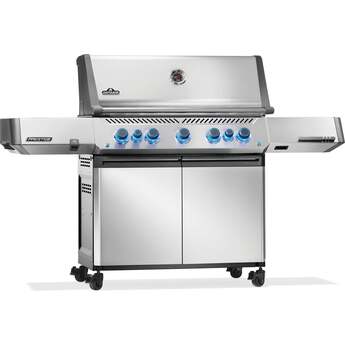 Napoleon Prestige 665 5 Burner Propane Grill With Rotisserie And Side Burner: Stainless Steel, Natural Gas — thumbnail 9