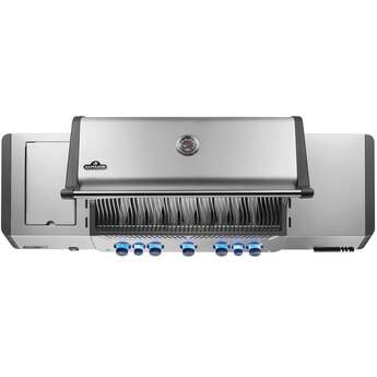 Napoleon Prestige 665 5 Burner Propane Grill With Rotisserie And Side Burner: Stainless Steel, Liquid Propane — thumbnail 10