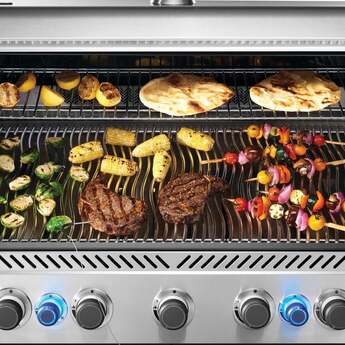 Napoleon Prestige 665 5 Burner Propane Grill With Rotisserie And Side Burner: Stainless Steel, Liquid Propane — thumbnail 12