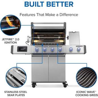 Napoleon Prestige Pro 500 Gas Grill With Smart Technology: Liquid Propane — thumbnail 12