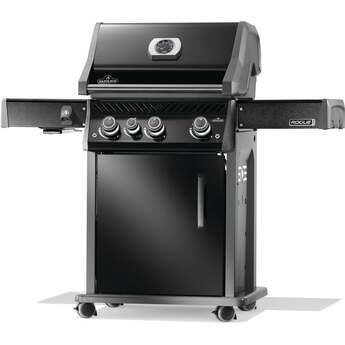 Napoleon Rogue Pro 425 Grill With Infrared Side Burner: Black, Liquid Propane — thumbnail 2