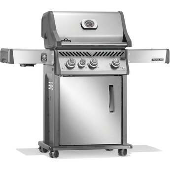 Napoleon Rogue Pro 425 Grill With Infrared Side Burner: Stainless Steel, Liquid Propane — thumbnail 10