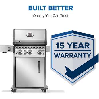 Napoleon Rogue Pro 425 Grill With Infrared Side Burner: Stainless Steel, Liquid Propane — thumbnail 20