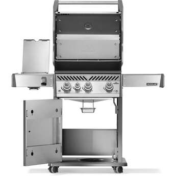 Napoleon Rogue Pro 425 Grill With Infrared Side Burner: Stainless Steel, Liquid Propane — thumbnail 4