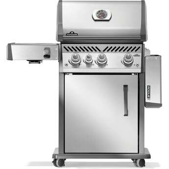 Napoleon Rogue Pro 425 Grill With Infrared Side Burner: Stainless Steel, Liquid Propane — thumbnail 5