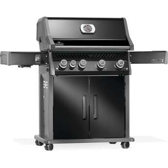 Napoleon Rogue Pro 525 Grill With Infrared Side Burner: Black, Natural Gas — thumbnail 9