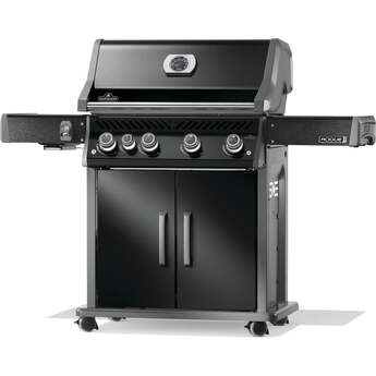 Napoleon Rogue Pro 525 Grill With Infrared Side Burner: Black, Liquid Propane — thumbnail 3