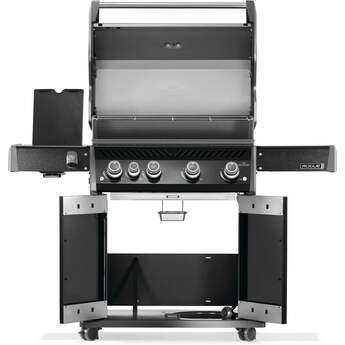 Napoleon Rogue Pro 525 Grill With Infrared Side Burner: Black, Liquid Propane — thumbnail 5