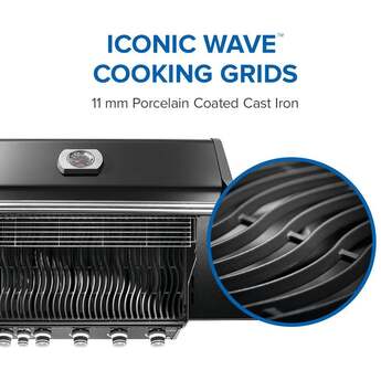 Napoleon Rogue Pro 625 Grill With Infrared Side Burner: Black, Natural Gas — thumbnail 15