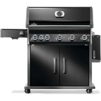 Napoleon Rogue Pro 625 Grill With Infrared Side Burner: Black, Natural Gas — thumbnail 22