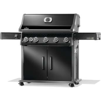 Napoleon Rogue Pro 625 Grill With Infrared Side Burner: Black, Natural Gas — thumbnail 29