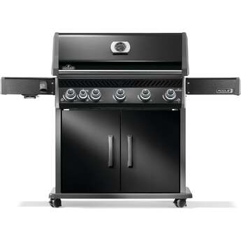 Napoleon Rogue Pro 625 Grill With Infrared Side Burner: Black, Liquid Propane — thumbnail 11