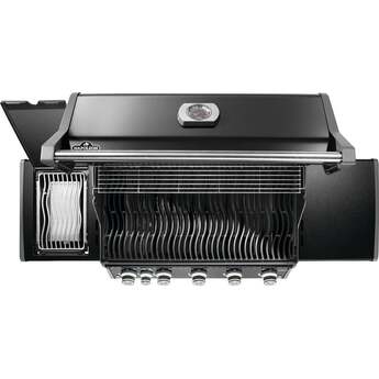 Napoleon Rogue Pro 625 Grill With Infrared Side Burner: Black, Liquid Propane — thumbnail 21