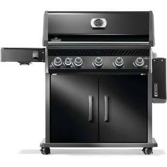 Napoleon Rogue Pro 625 Grill With Infrared Side Burner: Black, Liquid Propane — thumbnail 23