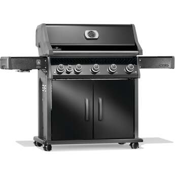 Napoleon Rogue Pro 625 Grill With Infrared Side Burner: Black, Liquid Propane — thumbnail 24