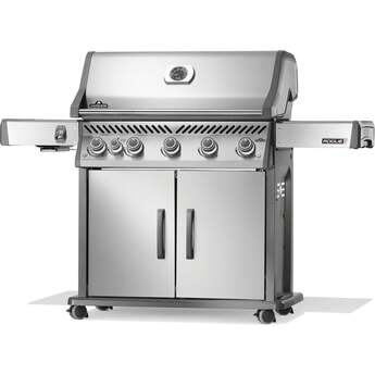 Napoleon Rogue Pro 625 Grill With Infrared Side Burner: Stainless Steel, Liquid Propane — thumbnail 25