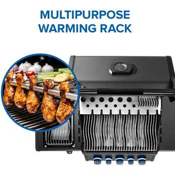 Napoleon Phantom Rogue PRO-S 425 Grill With Infrared Side And Rear Burners: Matte Black, Natural Gas — thumbnail 28