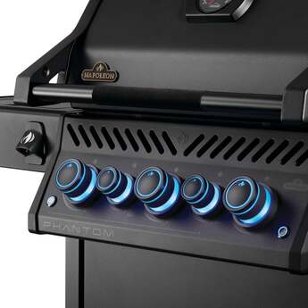 Napoleon Phantom Rogue PRO-S 425 Grill With Infrared Side And Rear Burners: Matte Black, Natural Gas — thumbnail 7