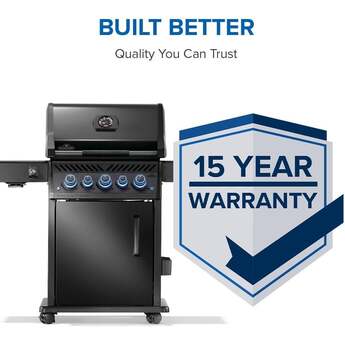 Napoleon Phantom Rogue PRO-S 425 Grill With Infrared Side And Rear Burners: Matte Black, Liquid Propane — thumbnail 23