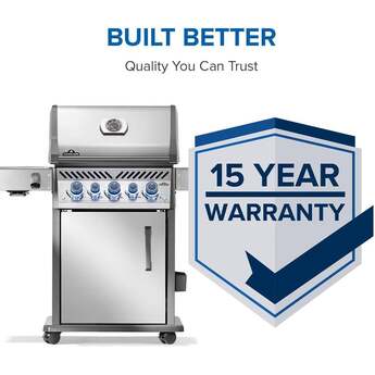 Napoleon Phantom Rogue PRO-S 425 Grill With Infrared Side And Rear Burners: Stainless Steel, Liquid Propane — thumbnail 17