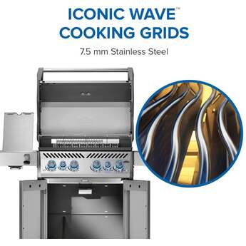 Napoleon Rogue PRO-S 525 Grill With Infrared Side And Rear Burners: Stainless Steel, Liquid Propane — thumbnail 31