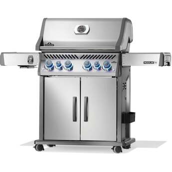 Napoleon Rogue PRO-S 525 Grill With Infrared Side And Rear Burners: Stainless Steel, Liquid Propane — thumbnail 5