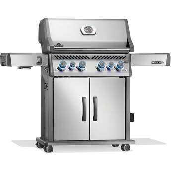 Napoleon Rogue PRO-S 525 Grill With Infrared Side And Rear Burners: Stainless Steel, Liquid Propane — thumbnail 8