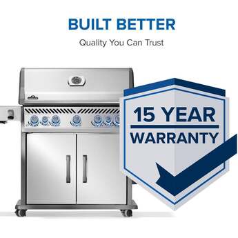 Napoleon Rogue PRO-S 625 Grill With Infrared Side And Rear Burners: Stainless Steel, Liquid Propane — thumbnail 23