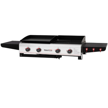 4 Burner Propane Gas Grill and Griddle Combo with Folding Legs — thumbnail 2