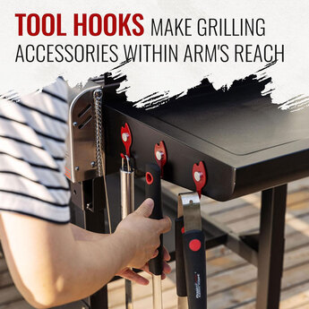 4 Burner Propane Gas Grill and Griddle Combo with Folding Legs — thumbnail 9