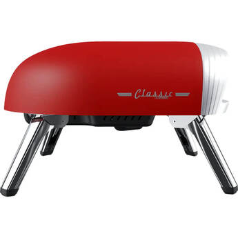 16 inch Matte Red Classic Retro Propane Pizza Oven — thumbnail 2