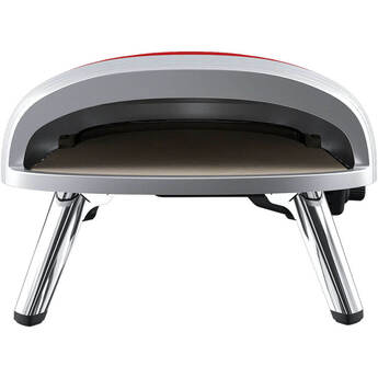 16 inch Matte Red Classic Retro Propane Pizza Oven — thumbnail 5
