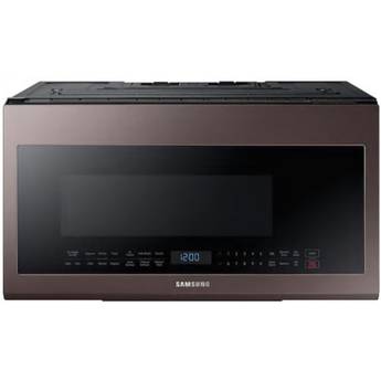 Samsung 2.1 cu.ft. Fingerprint Resistant Tuscan Stainless Steel Over-the-Range Microwave