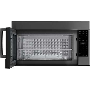 Bosch HMV8045U 800 Series 30 Inch Built-In Over-the-Range Convection Microwave Black Stainless Steel — thumbnail 2