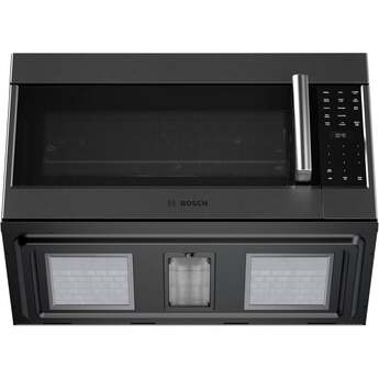 Bosch HMV8045U 800 Series 30 Inch Built-In Over-the-Range Convection Microwave Black Stainless Steel — thumbnail 4