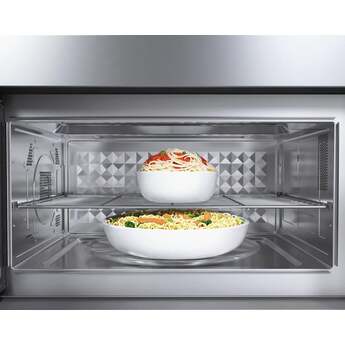 Bosch 30 Inch Over-the-Range Microwave Oven with 1.9 cu. ft. Capacity, Multi-Speed 385 CFM, Sensor Detection, Stainless Steel Interior, and Triple Distribution Turntable: Stainless Steel — thumbnail 15