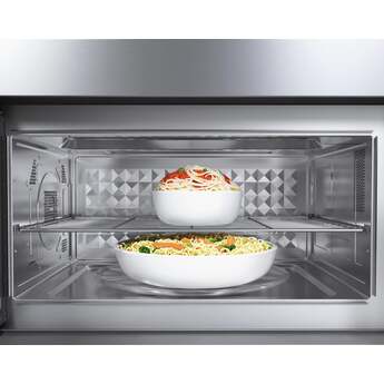 Bosch 30 Inch Over-the-Range Microwave Oven with 1.9 cu. ft. Capacity, Multi-Speed 385 CFM, Sensor Detection, Stainless Steel Interior, and Triple Distribution Turntable: Stainless Steel — thumbnail 21