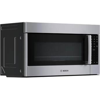 Bosch 30 Inch Over-the-Range Microwave Oven with 1.9 cu. ft. Capacity, Multi-Speed 385 CFM, Sensor Detection, Stainless Steel Interior, and Triple Distribution Turntable: Stainless Steel — thumbnail 23
