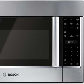 Bosch 30 Inch Over-the-Range Microwave Oven with 1.9 cu. ft. Capacity, Multi-Speed 385 CFM, Sensor Detection, Stainless Steel Interior, and Triple Distribution Turntable: Stainless Steel — thumbnail 27