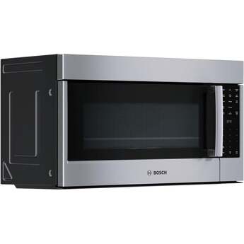 Bosch 30 Inch Over-the-Range Microwave Oven with 1.9 cu. ft. Capacity, Multi-Speed 385 CFM, Sensor Detection, Stainless Steel Interior, and Triple Distribution Turntable: Stainless Steel — thumbnail 3