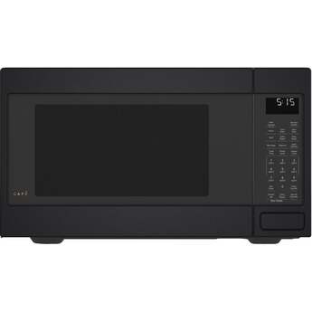 Cafe 22 Inch Countertop Convection Smart Microwave Oven with 1.5 cu. ft. Capacity: Matte Black