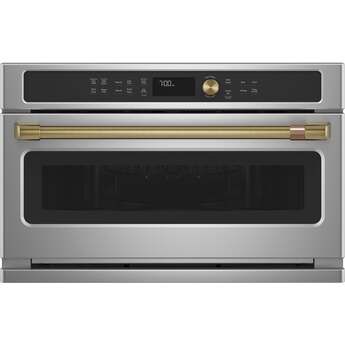 Cafe 30 Inch Built-In Smart Microwave Oven with 1.7 cu. ft. Total Capacity, 10 Power Levels, Convection, 975 Watts, Halogen Light, and 7" Full-Color LCD Touch Control Panel: Stainless Steel — thumbnail 22