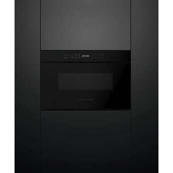 Fisher Paykel OMD24SDB1 Contemporary Series 24 Inch Microwave Drawer Black Glass — thumbnail 2