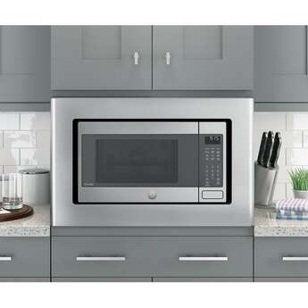 GE 1.5 Cu. Ft.Countertop Convection/Microwave Oven, Sensor, Smart, 1000W, Built-In Installation Capable With Trim Kit: Stainless Steel — thumbnail 16
