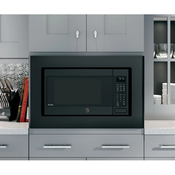 GE Profile 1.5 Cu. Ft. Black Countertop Microwave - Convection — thumbnail 6