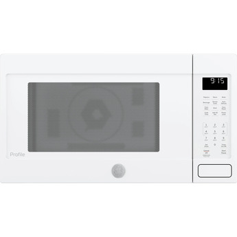 GE Profile 1.5 Cu. Ft. White Countertop Microwave - Convection