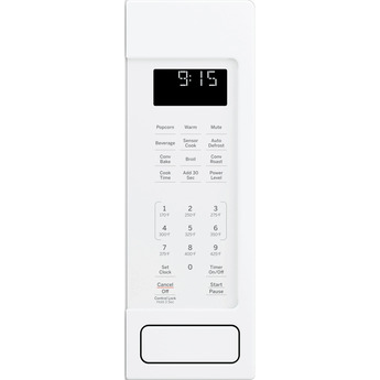 GE Profile 1.5 Cu. Ft. White Countertop Microwave - Convection — thumbnail 2