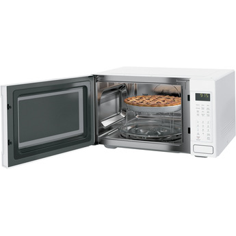 GE Profile 1.5 Cu. Ft. White Countertop Microwave - Convection — thumbnail 4