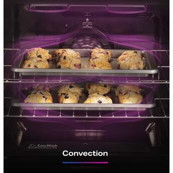 GE 30 Inch Profile Freestanding Radiant Electric Range With 5 Elements, Steam Cleaning, Storage Drawer, Convection And Energy Star Rating: Fingerprint Resistant Stainless Steel — thumbnail 25