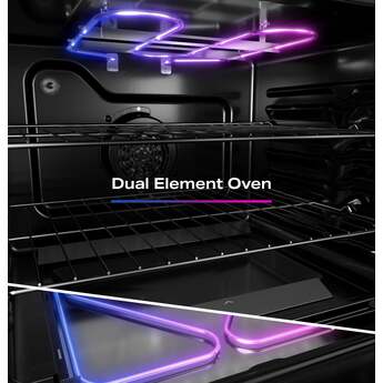 GE 30 Inch Profile Freestanding Radiant Electric Range With 5 Elements, Steam Cleaning, Storage Drawer, Convection And Energy Star Rating: Fingerprint Resistant Stainless Steel — thumbnail 28